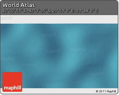 Satellite 3D Map of the Area around 42° 18' 13" S, 21° 19' 30" E