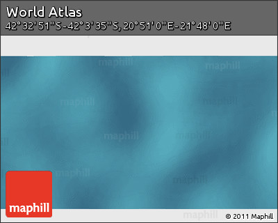 Satellite 3D Map of the Area around 42° 18' 13" S, 21° 19' 30" E