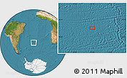 Satellite Location Map of the area around 42° 18' 13" S, 21° 10' 29" W