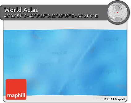 Physical 3D Map of the Area around 42° 18' 13" S, 23° 52' 30" E