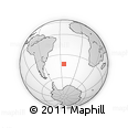 Outline Map of the Area around 42° 18' 13" S, 24° 34' 30" W, rectangular outline