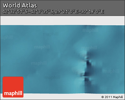Satellite 3D Map of the Area around 42° 18' 13" S, 29° 49' 30" E