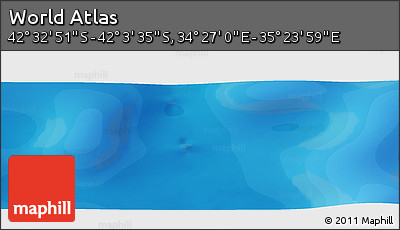 Political Panoramic Map of the Area around 42° 18' 13" S, 34° 55' 29" E