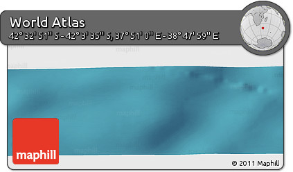 Satellite Panoramic Map of the Area around 42° 18' 13" S, 38° 19' 30" E