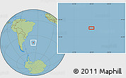 Savanna Style Location Map of the area around 42° 18' 13" S, 38° 10' 29" W