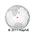 Outline Map of the Area around 42° 18' 13" S, 39° 10' 29" E, rectangular outline