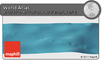 Satellite Panoramic Map of the Area around 42° 18' 13" S, 39° 10' 29" E