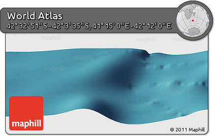 Satellite Panoramic Map of the Area around 42° 18' 13" S, 41° 43' 30" E