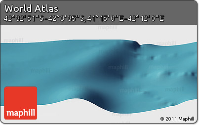 Satellite Panoramic Map of the Area around 42° 18' 13" S, 41° 43' 30" E