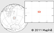 Blank Location Map of the area around 42° 18' 13" S, 48° 31' 29" E