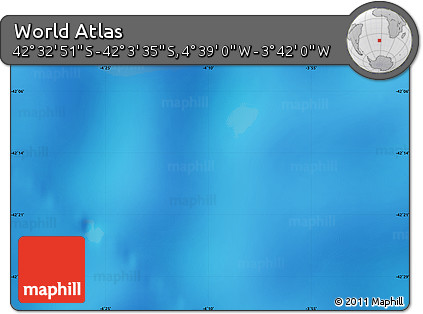 Physical Map of the Area around 42° 18' 13" S, 4° 10' 30" W