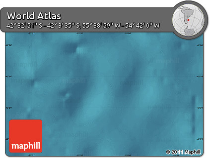 Satellite Map of the Area around 42° 18' 13" S, 55° 10' 29" W