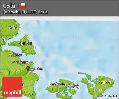 Physical 3D Map of Colú
