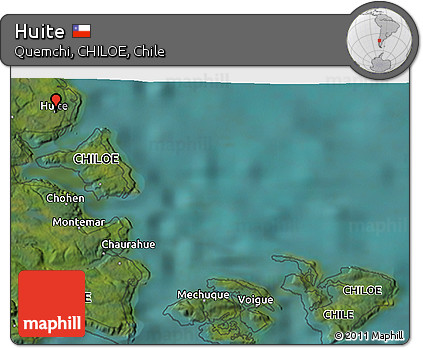Satellite 3D Map of Huite