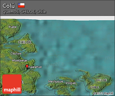 Satellite 3D Map of Colú