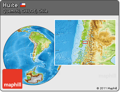 Physical Location Map of Huite