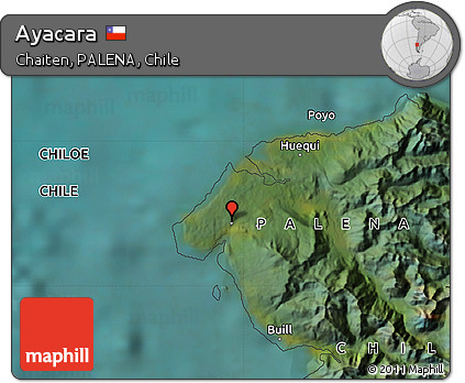 Satellite Map of Ayacara