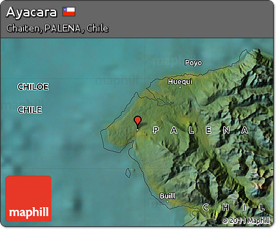 Satellite Map of Ayacara