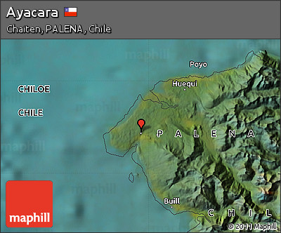 Satellite Map of Ayacara