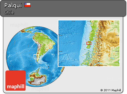 Physical Location Map of Palqui
