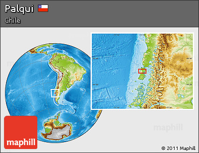 Physical Location Map of Palqui