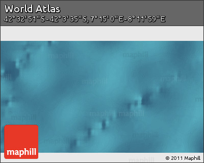 Satellite 3D Map of the Area around 42° 18' 13" S, 7° 43' 29" E