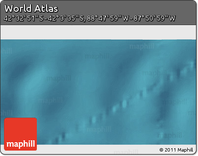 Satellite 3D Map of the Area around 42° 18' 13" S, 88° 19' 29" W