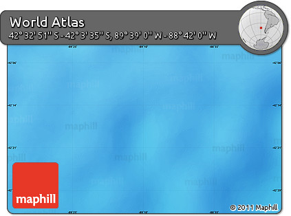 Shaded Relief Map of the Area around 42° 18' 13" S, 89° 10' 30" W
