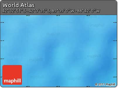 Shaded Relief Map of the Area around 42° 18' 13" S, 89° 10' 30" W