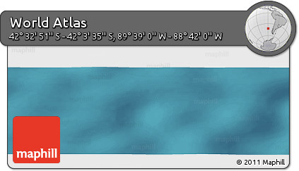 Satellite Panoramic Map of the Area around 42° 18' 13" S, 89° 10' 30" W