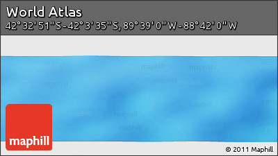 Shaded Relief Panoramic Map of the Area around 42° 18' 13" S, 89° 10' 30" W