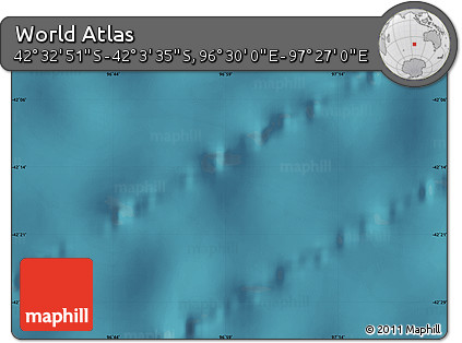 Satellite Map of the Area around 42° 18' 13" S, 96° 58' 29" E