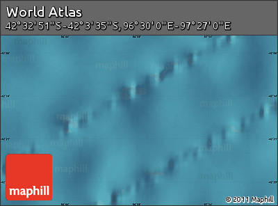 Satellite Map of the Area around 42° 18' 13" S, 96° 58' 29" E
