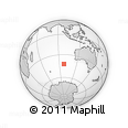 Outline Map of the Area around 42° 18' 13" S, 97° 49' 29" E, rectangular outline