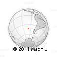 Outline Map of the Area around 42° 18' 13" S, 99° 22' 30" W, rectangular outline
