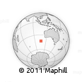 Outline Map of the Area around 42° 44' 20" S, 106° 19' 29" E, rectangular outline