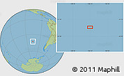 Savanna Style Location Map of the area around 42° 44' 20" S, 106° 10' 30" W
