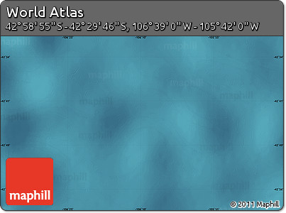Satellite Map of the Area around 42° 44' 20" S, 106° 10' 30" W