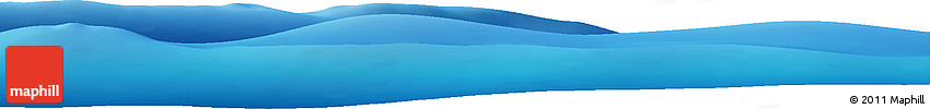 Shaded Relief Horizon Map of the Area around 42° 44' 20" S, 10° 16' 30" E