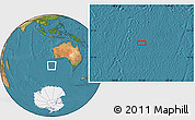 Satellite Location Map of the area around 42° 44' 20" S, 112° 16' 30" E