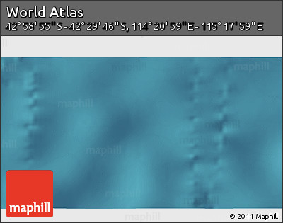 Satellite 3D Map of the Area around 42° 44' 20" S, 114° 49' 29" E