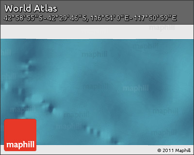 Satellite 3D Map of the Area around 42° 44' 20" S, 117° 22' 30" E