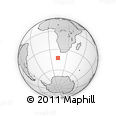 Outline Map of the Area around 42° 44' 20" S, 13° 40' 30" E, rectangular outline
