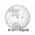Outline Map of the Area around 42° 44' 20" S, 145° 25' 30" E, rectangular outline