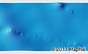 Shaded Relief 3D Map of the area around 42° 44' 20" S, 155° 28' 29" W