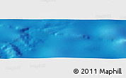 Physical Panoramic Map of the area around 42° 44' 20" S, 156° 19' 29" W