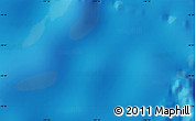 Physical Map of the area around 42° 44' 20" S, 157° 10' 30" W