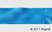Physical Panoramic Map of the area around 42° 44' 20" S, 157° 10' 30" W
