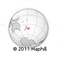 Outline Map of the Area around 42° 44' 20" S, 176° 43' 29" W, rectangular outline