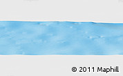 Physical Panoramic Map of the area around 42° 44' 20" S, 176° 43' 29" W